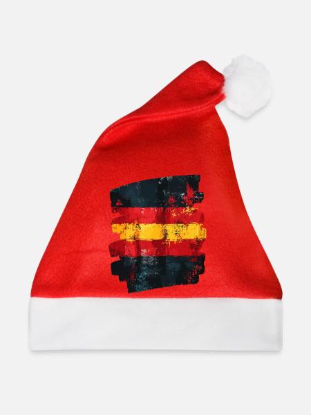 Spanische Flagge Spanien - Weihnachtsmütze - Rot