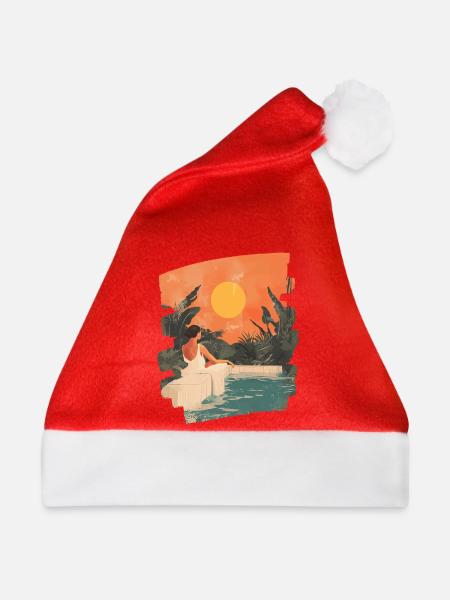 Relax Meditation Selfcare Me-Time - Weihnachtsmütze - Rot