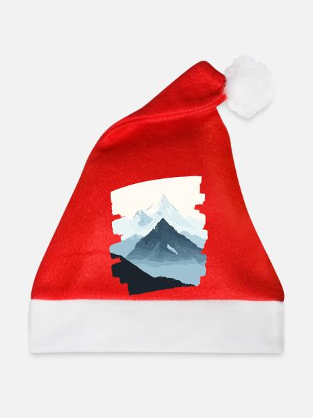 Berge Klettern Kletterer Wandern - Weihnachtsmütze - Rot
