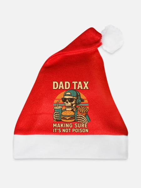 Retro Dad Tax Making Sure It's Not Poison - Weihnachtsmütze - Rot - Vorne