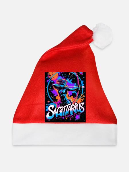 Schütze - Weihnachtsmütze - Rot