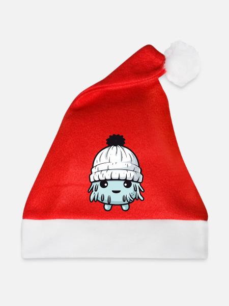 Eskimo Erkältung Comic Winter - Weihnachtsmütze - Rot