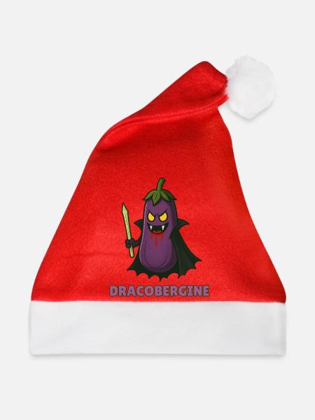 Lustige Gemüse Monster – Halloween Spaß - Weihnachtsmütze - Rot
