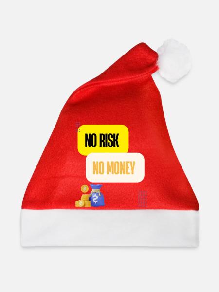 Kein Risiko, kein Geld - Weihnachtsmütze - Rot