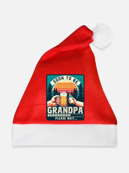 Werdender Opa loading zukünftiger Großvater - Weihnachtsmütze - Rot