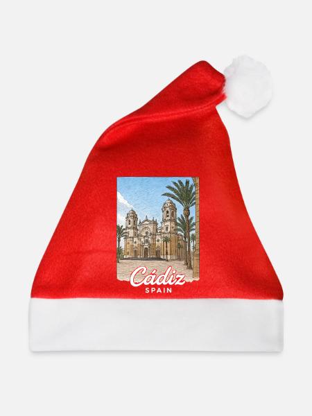 Cadiz Spanien - Weihnachtsmütze - Rot