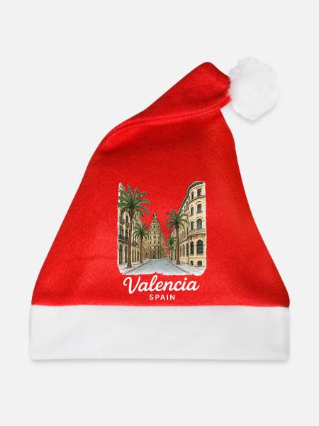 Valencia - Weihnachtsmütze - Rot - Vorne
