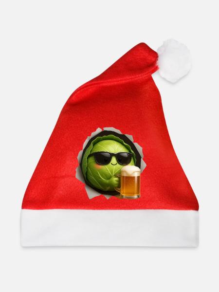 Kohl Bier - Weihnachtsmütze - Rot