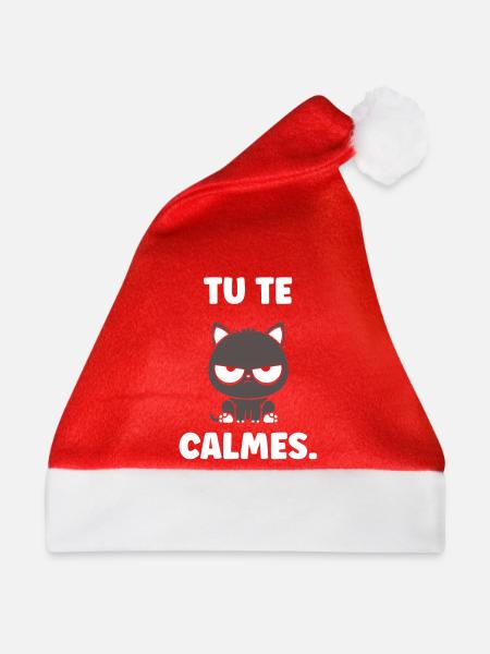 Grumpy Kitten: Beruhig dich - Weihnachtsmütze - Rot