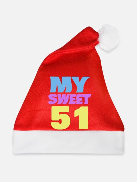 51 - Weihnachtsmütze - Rot