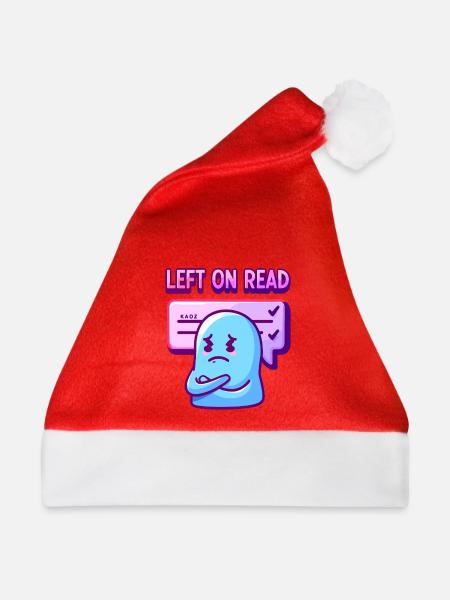 Links bei Lesen Stimmungsgeist - Weihnachtsmütze - Rot