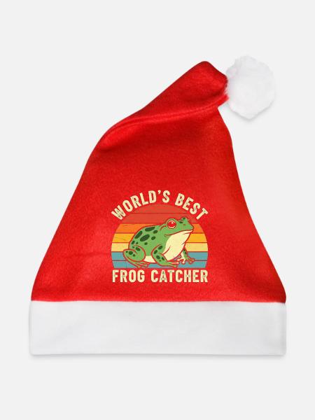 Weltbester Froschfänger - Weihnachtsmütze - Rot