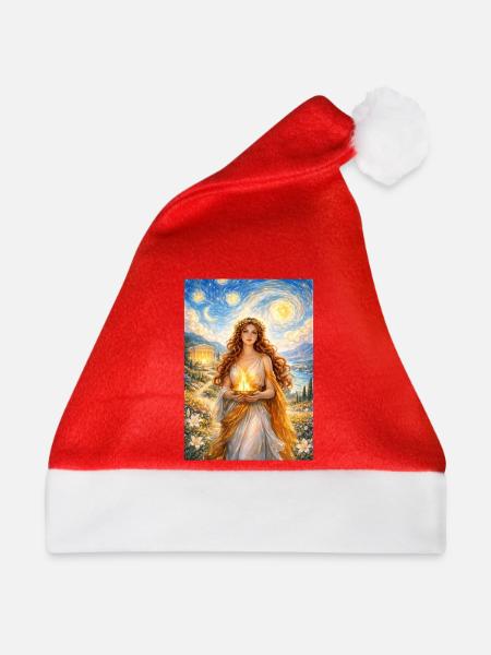 Hestia Sternennacht - Weihnachtsmütze - Rot