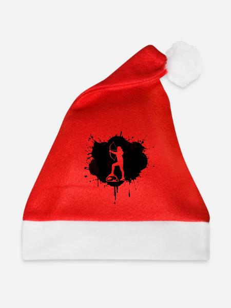 Bogenschütze - Weihnachtsmütze - Rot