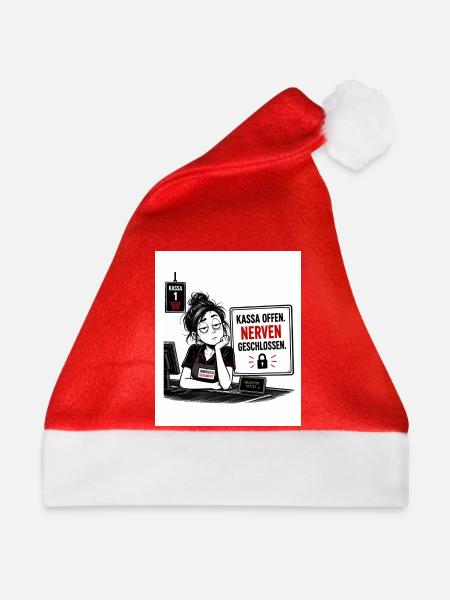 Innerlich gekündigt  - Weihnachtsmütze - Rot - Vorne