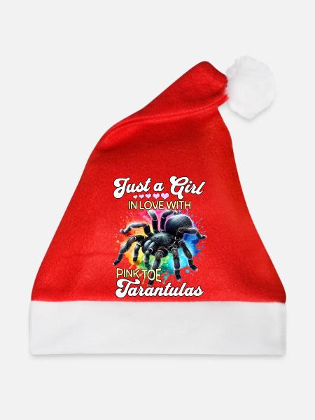 Mädchen Pinkzeh Rosafuss Tarantel - Weihnachtsmütze - Rot