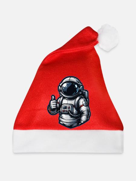 Kosmischer Daumenhoch - Weihnachtsmütze - Rot