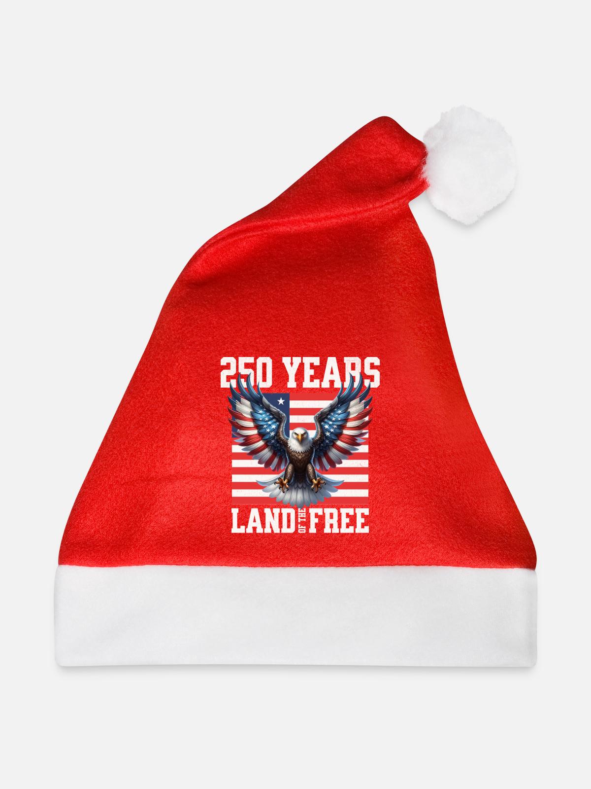Independence Day - Weihnachtsmütze - Rot - Vorne