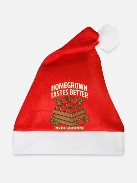 Homegrown Tastes Better Tomaten Crew - Weihnachtsmütze - Rot