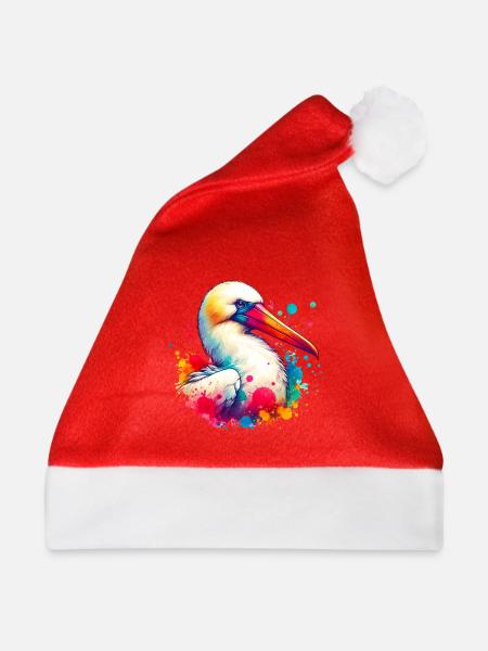 Nazca Tölpel Motiv - Weihnachtsmütze - Rot