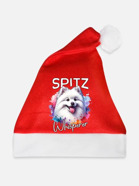 Spitz Flüsterer - Weihnachtsmütze - Rot