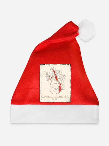 Kettlebell Botanical - Weihnachtsmütze - Rot - Vorne