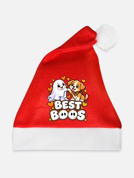 Beste Buds Hund und Geist - Weihnachtsmütze - Rot