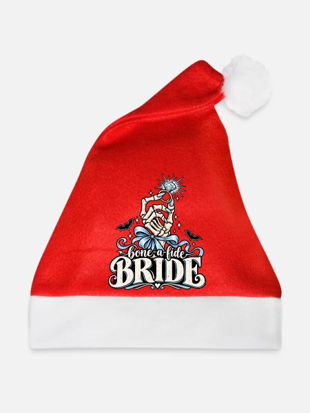 Bone-a-kide Bride Ring Design - Weihnachtsmütze - Rot