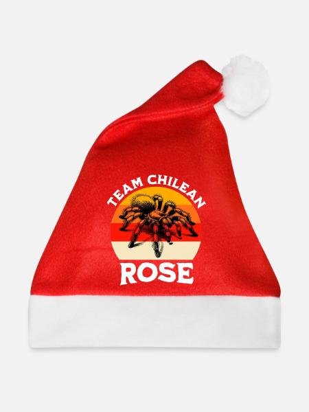 Team Chile Vogelspinne - Weihnachtsmütze - Rot - Vorne