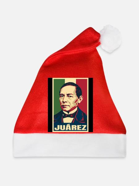 Benito Juárez Mexiko Pop Art - Weihnachtsmütze - Rot