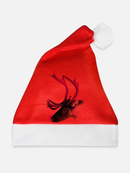 Rentier - Weihnachtsmütze - Rot