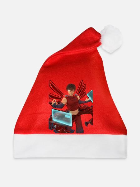 Cyberpunk - Weihnachtsmütze - Rot