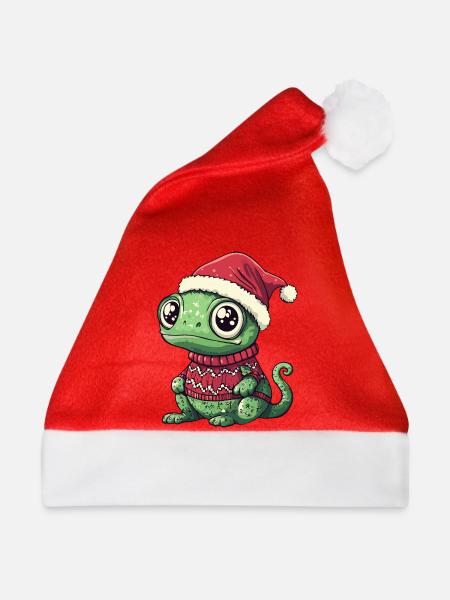 Chameleon Weihnachten - Weihnachtsmütze - Rot