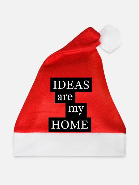 IDEAS are my HOME - Weihnachtsmütze - Rot