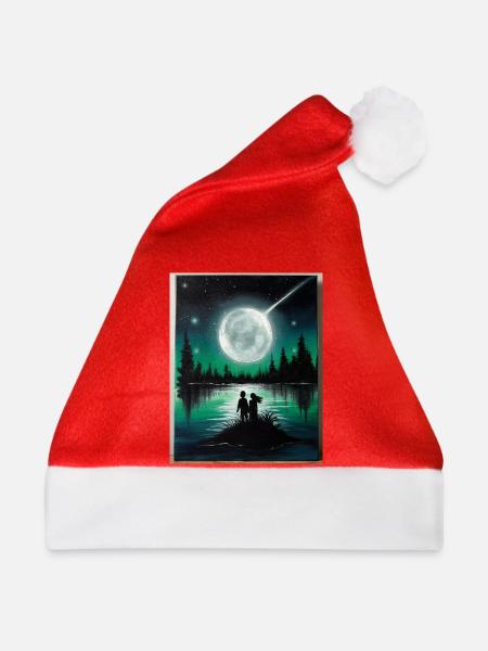 Moon - Weihnachtsmütze - Rot