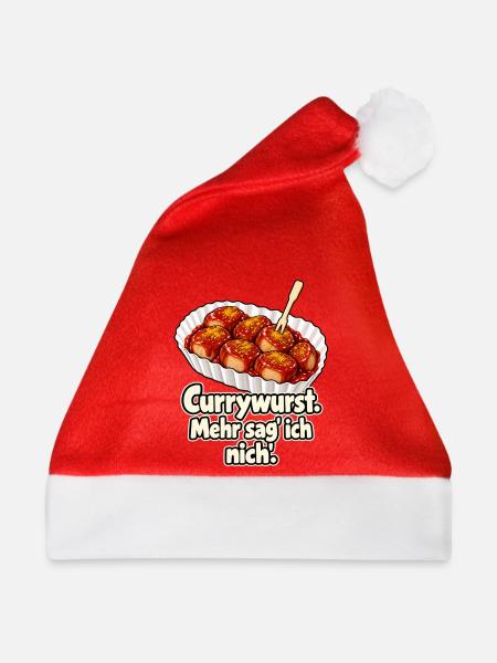Currywurst reicht - Weihnachtsmütze - Rot