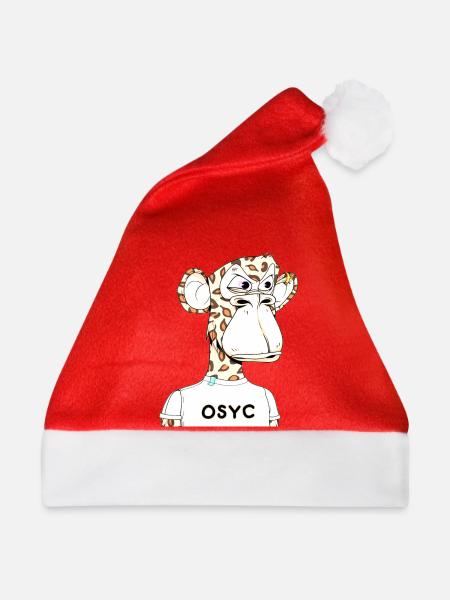 Leo Ape - Weihnachtsmütze - Rot