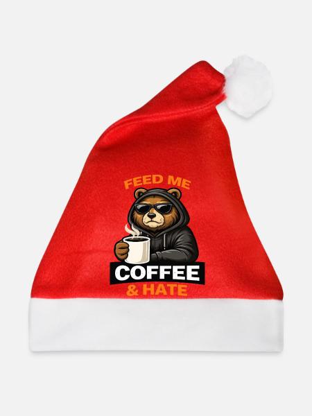 Grumpy Bear Kaffee-Einstellung - Weihnachtsmütze - Rot