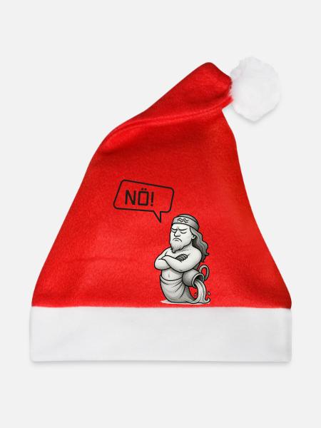 Sternzeichen Wassermann sagt NÖ! – Sturkopf - Weihnachtsmütze - Rot