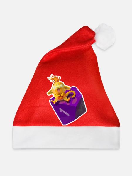 DiceHeroes_LittleMonster4 - Weihnachtsmütze - Rot