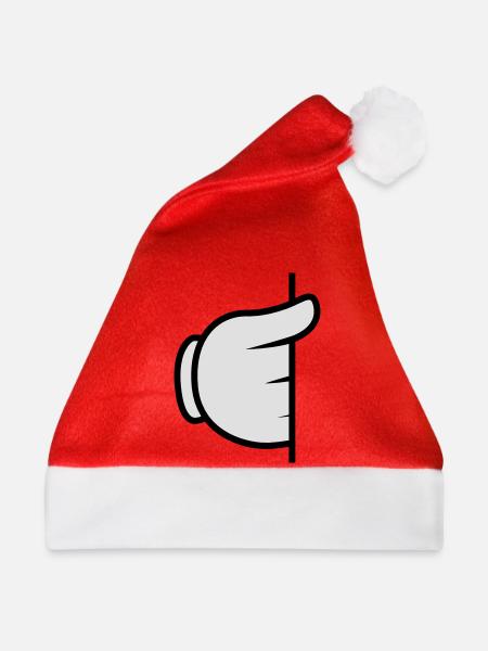 Napoleon Hand - Weihnachtsmütze - Rot
