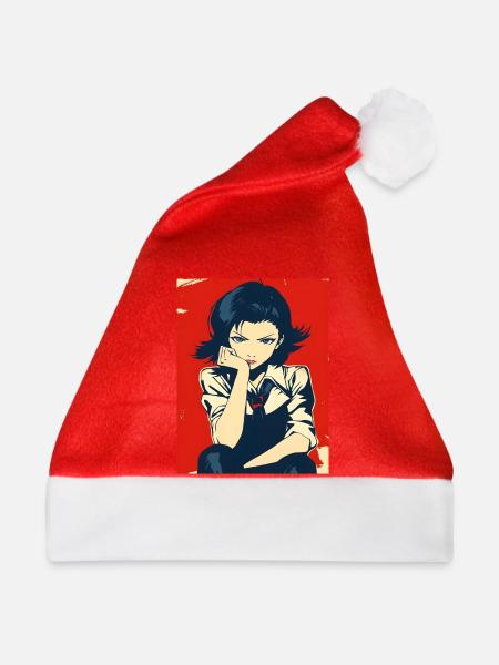 Schuluniform-Mangaheldin - Weihnachtsmütze - Rot