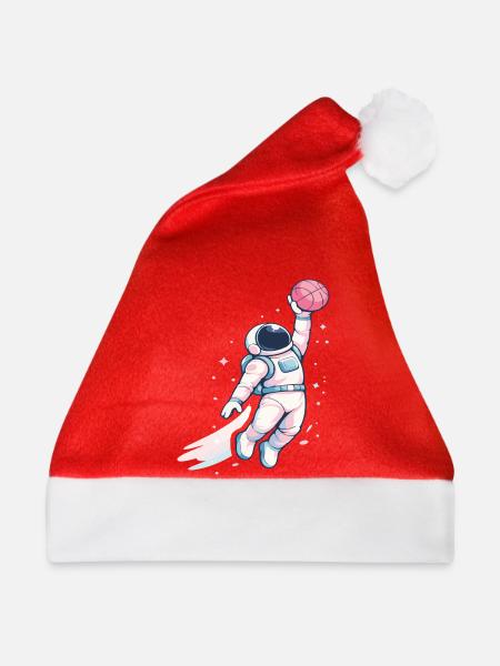 Cosmic Hoop-Astronaut - Weihnachtsmütze - Rot