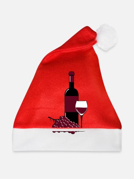 Wine - Weihnachtsmütze - Rot
