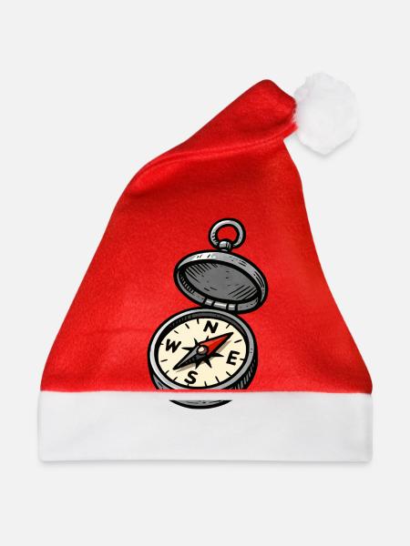 kompass - Weihnachtsmütze - Rot