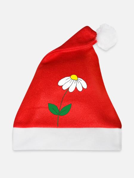 süsses Gänseblümchen - Weihnachtsmütze - Rot