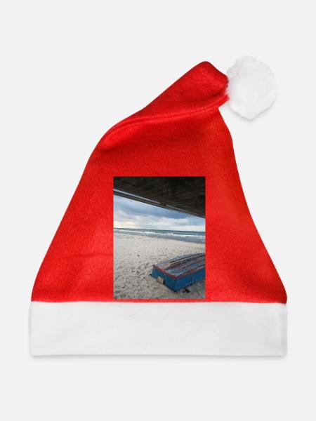 chillen an der Ostsee - Weihnachtsmütze - Rot