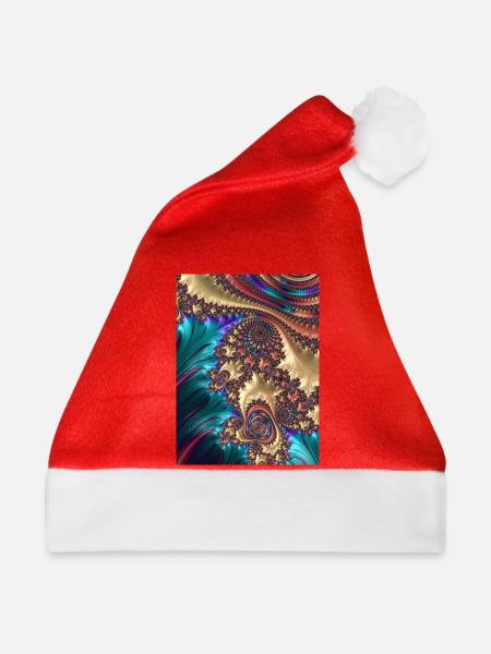 Abstrakt - Weihnachtsmütze - Rot