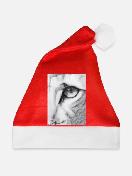 Katzenartig - Weihnachtsmütze - Rot