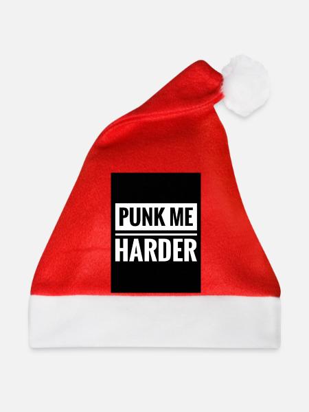Punk Me Harder  - Weihnachtsmütze - Rot